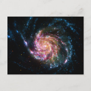 Pinwheel Galaxy Spiral Space Postkarte