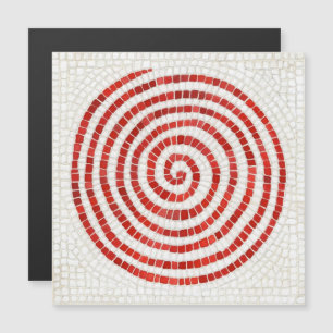 PINWHEEL MOSAIC 5,25" Carré Carte magnétique mince