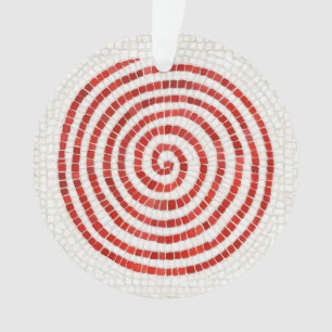 PINWHEEL MOSAIC Cercle acrylique Ornement