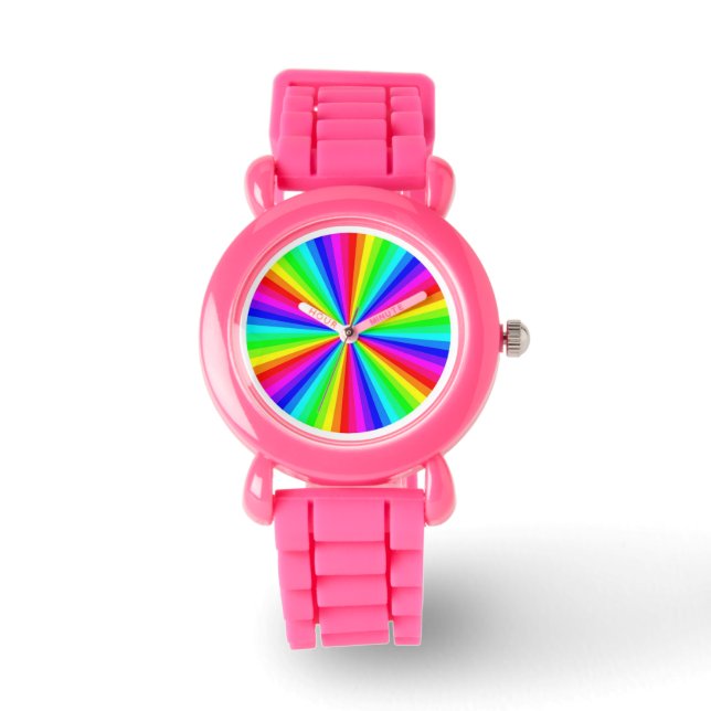 PINWHEEL RAINBOW ARMBANDUHR (Vorderseite)