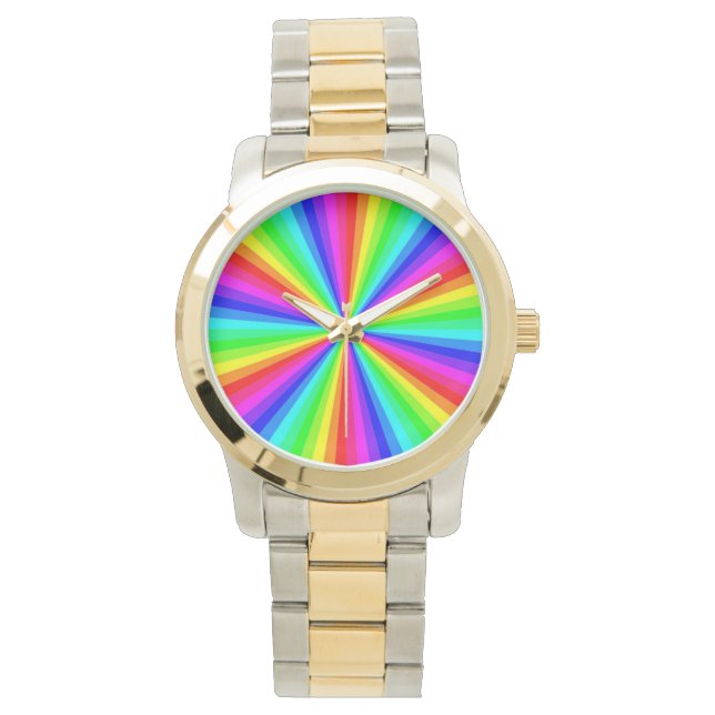 PINWHEEL RAINBOW ARMBANDUHR (Vorderseite)