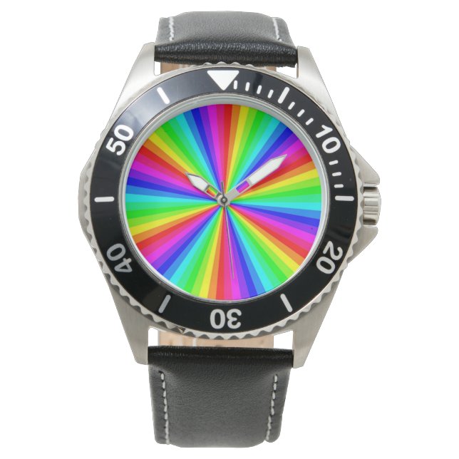 PINWHEEL RAINBOW ARMBANDUHR (Vorderseite)