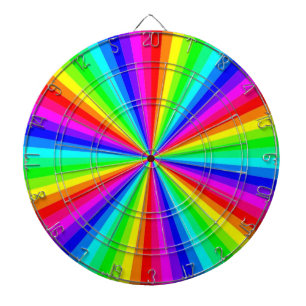 PINWHEEL RAINBOW DARTSCHEIBE