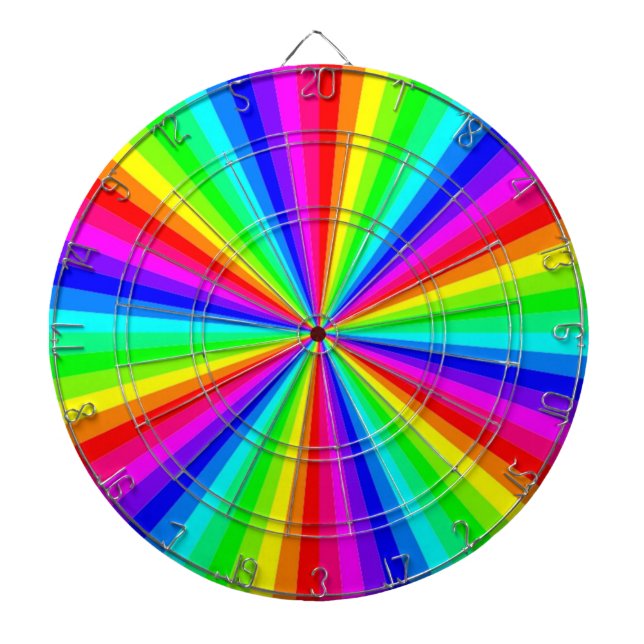 PINWHEEL RAINBOW DARTSCHEIBE (vorne)