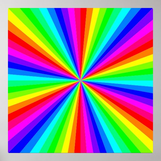PINWHEEL RAINBOW POSTER (Vorne)