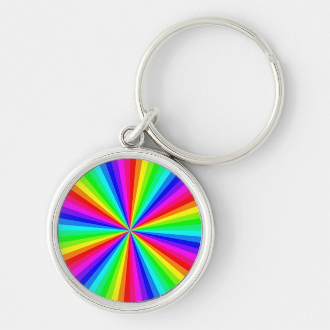 PINWHEEL RAINBOW SCHLÜSSELANHÄNGER (Vorne)