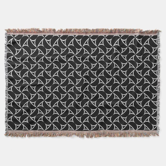 Pinwheel Spiral Abstrakte Illusionen Linie Art Decke (Vorderseite)