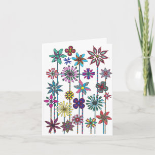 Pinwheels-Geburtstags-Karte Karte