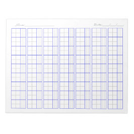 Pinyin Tianzi Grid Paper, Chinese Writing Practice Notizblock