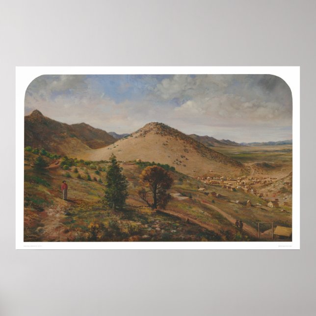 Pioche, Landkreis Lincoln, Nevada (1186) Poster (Vorne)