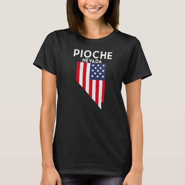 Pioche Nevada USA Staat America Travel Nevadan T-Shirt (Vorderseite)