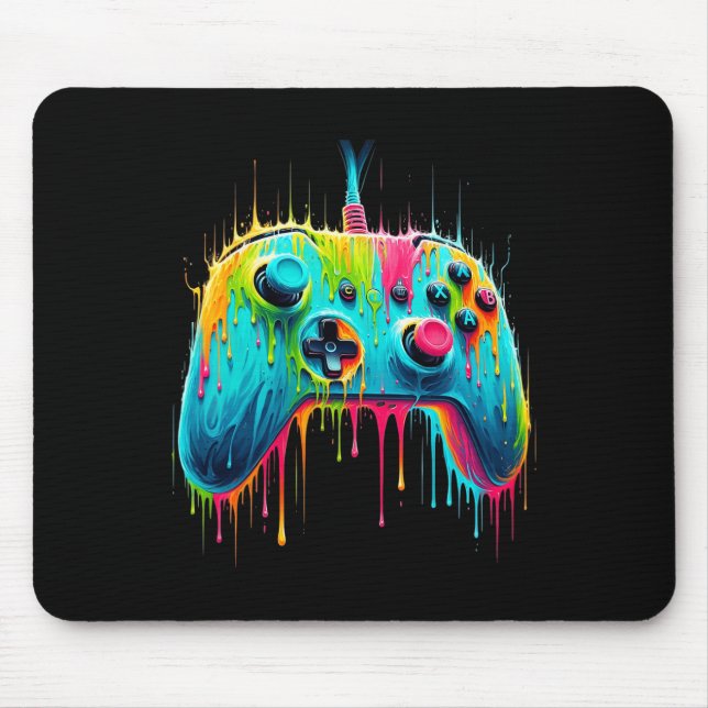 Pion für Gaming Gamer Grafik Design Mousepad (Vorne)