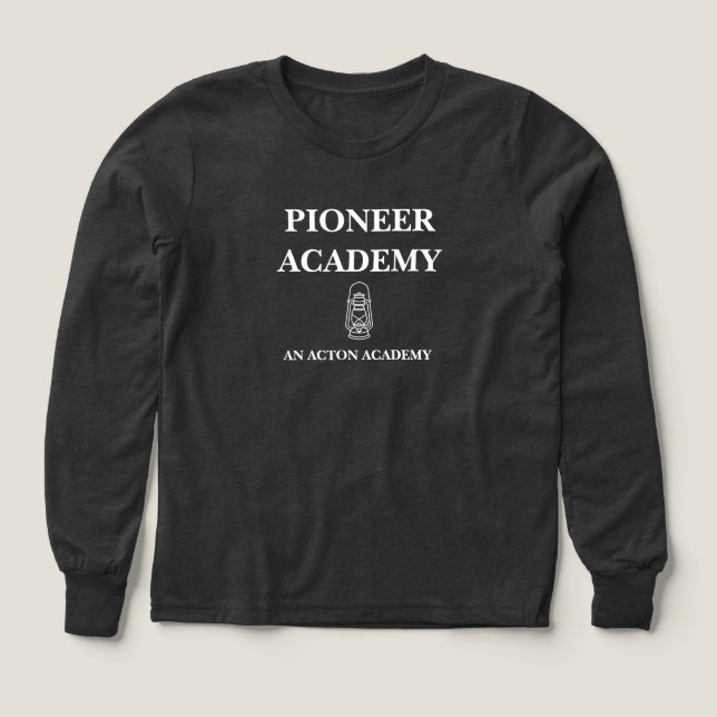 Pioneer Acton Academy Boys Tri-Blend Long Sleeve (Motif recto)