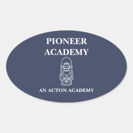 Pioneer Acton Academy Oval Sticker