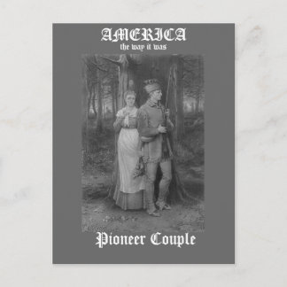 Pioneer Couple Postkarte