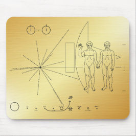 Pioneer Plaque Adam & Adam Mousepad
