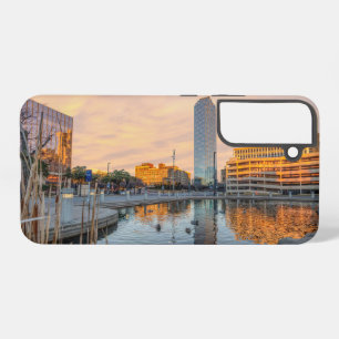 Pioneer Plaza Pond Morning Samsung Galaxy Coque