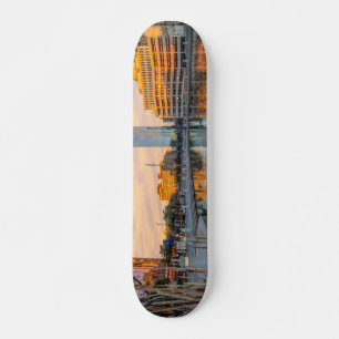 Pioneer Plaza Pond Morning Skateboard