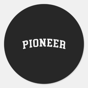 Pioneer Runder Aufkleber