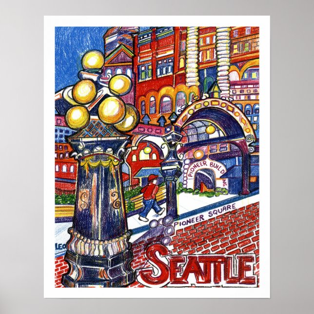 Pioneer Square Poster (Vorne)