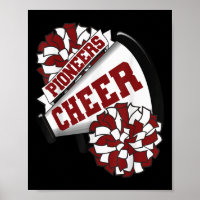 Pioniere jubeln zurück zur Cheerleading-Stimmung i
