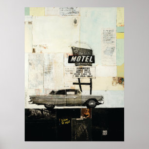 Pioniermotel-Druck Poster