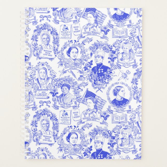 Pionniers féministes historiques Toile Bleue (Devant)