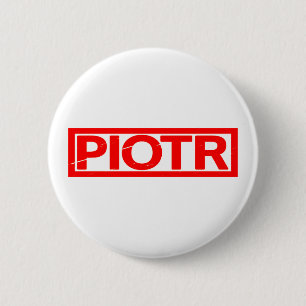 Piotr-Briefmarke Button