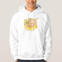 Piou der Shiba-Hund in kawaii Suppentasse