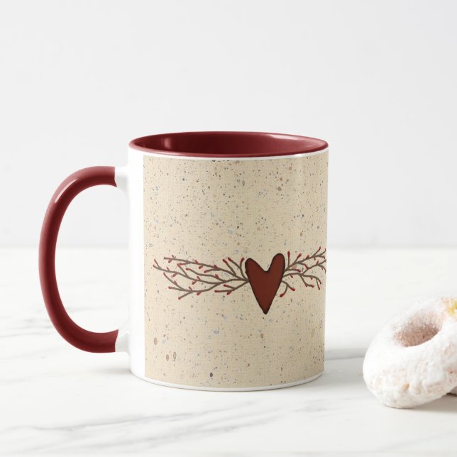 Pip Berry Coeur Mug (Avec donut)