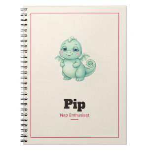 Pip der Drache Spiralblock Notizblock
