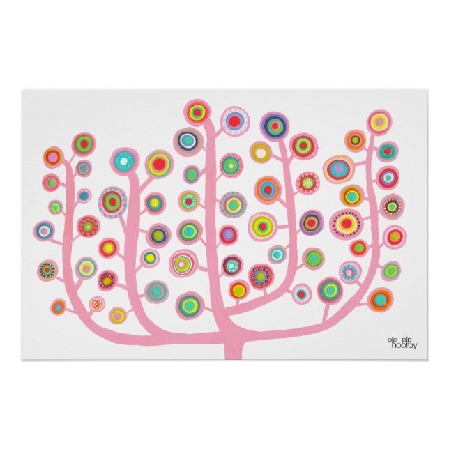 Pip Pip Hooray Fantasy Tree Poster (Vorderseite)