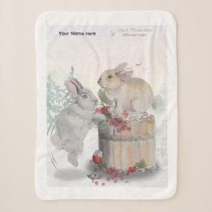 "Pipa & Marlow" Boganhues Druck Sherpadecke