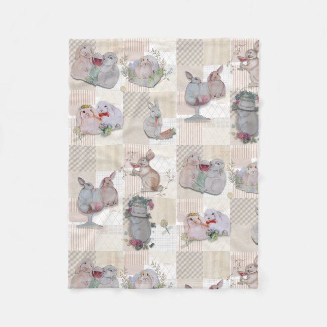 Pipa & Marlow Theme Baby Fleece Blanket (Vorderseite)