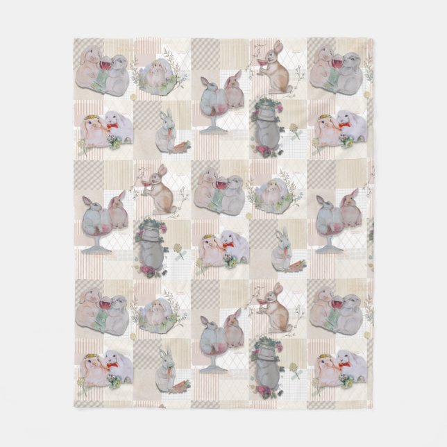 Pipa & Marlow Theme Fleecedecke (Vorderseite)