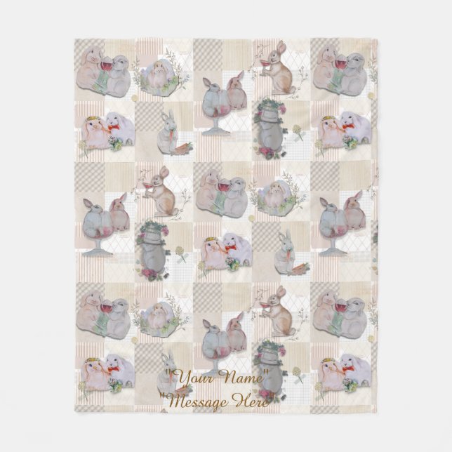 Pipa & Marlow Theme Fleecedecke (Vorderseite)
