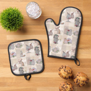 Pipa & Marlow Theme Ofenhandschuh & Topflappen-Set