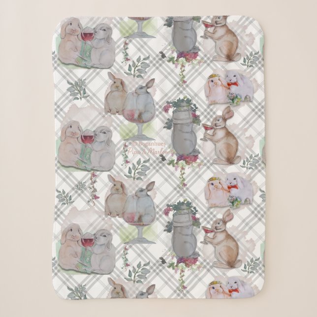 Pipa & Marlow Theme Sherpadecke (Vorderseite)