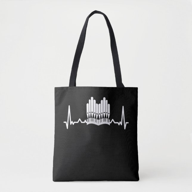 Pipe Organ Heartbeat Church Music Organizer Tasche (Vorderseite)