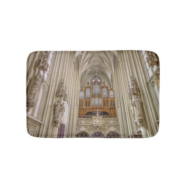Pipe Organ Maria Am Gestade Badematte (Vorderseite)