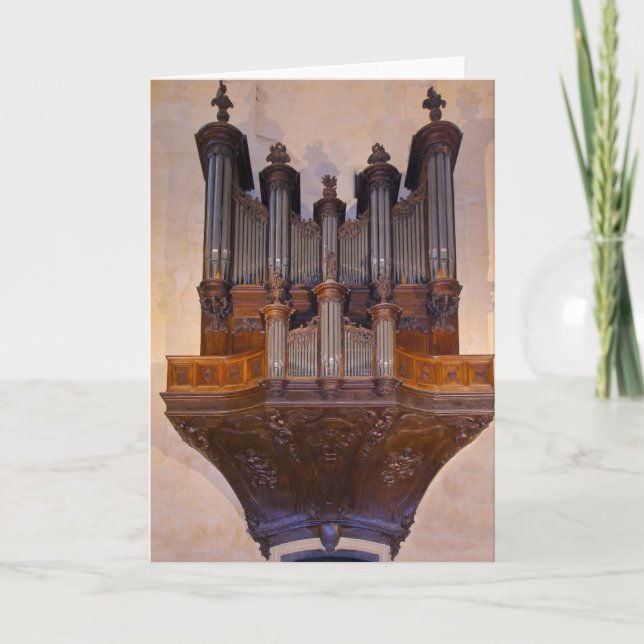 Pipe Orgel, Sarlat Karte (Vorderseite)