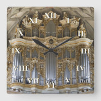 Pipe Orgeluhr mit römischen Ziffern