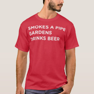 Pipe Smoker, die Nr. 15 für dunkle Shirts entwerfe