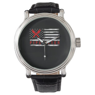 Pipefitter Gifts Funny Plumber Armbanduhr