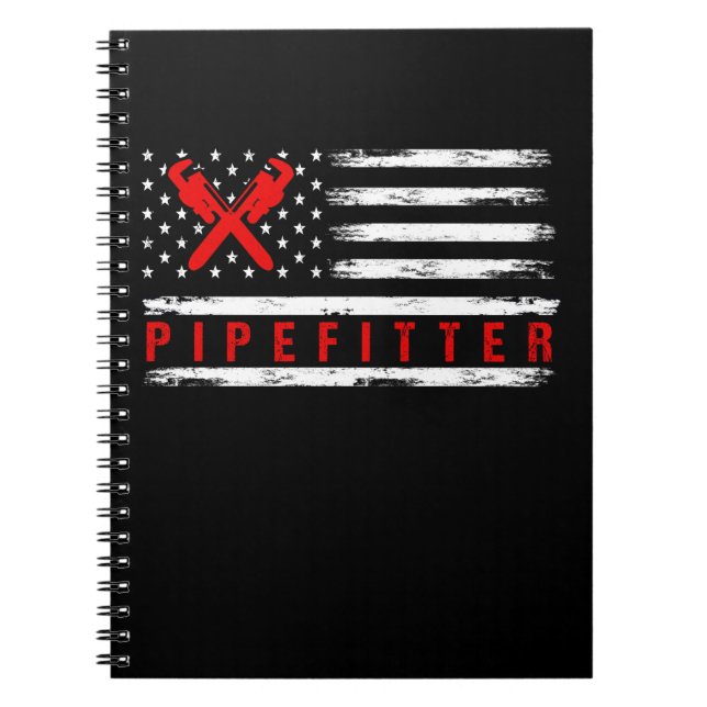 Pipefitter Gifts Funny Plumber Notizblock (Vorderseite)
