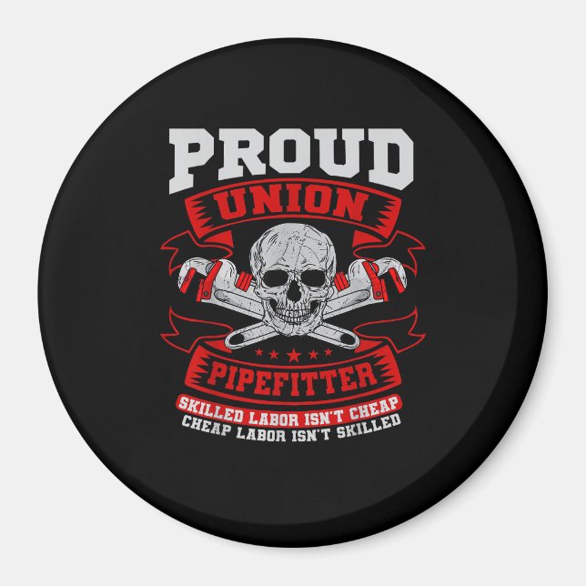 Pipefitter Steamfitter Plumber - Qualifizierte Lab Magnet (Vorne)