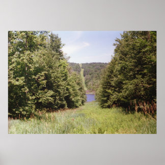 Pipeline rechts-von-weg poster