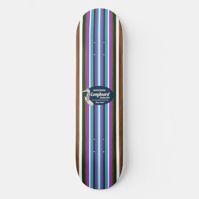Pipeline Vintag Surf Skateboard (Vorderseite)