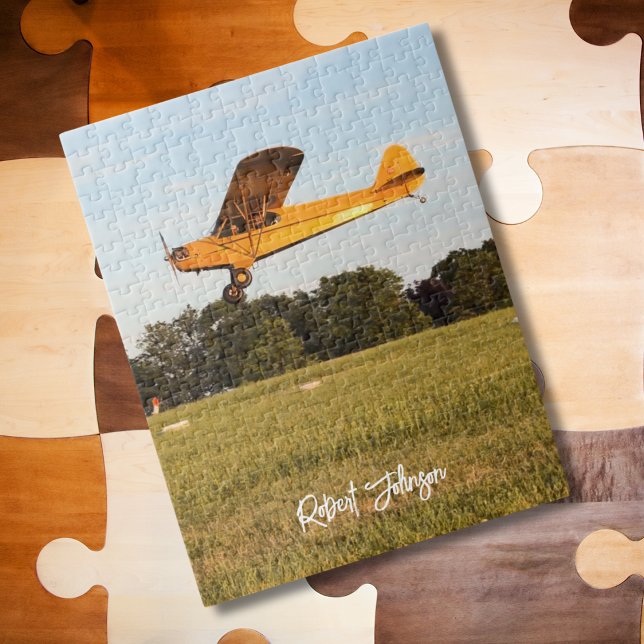Piper Cub Airplane Photo Game Night Personalized (Von Creator hochgeladen)