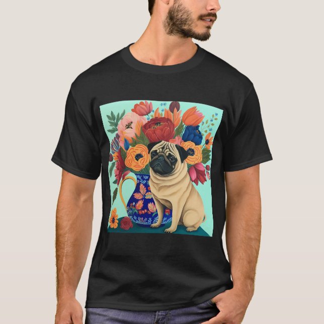 Piper der Mops T-Shirt (Vorderseite)